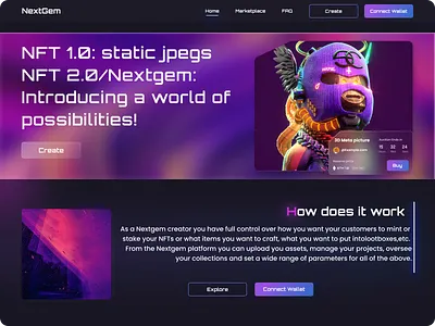 NFT Market place bitcoin crypto app design mft webdesign nft nft marketplace nft shop ui design