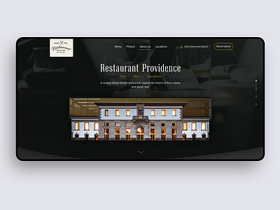 Restaurant design ui ui design ux ux design webdesign website