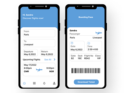 Day24#DailyUIChallenge Boarding Pass app app design design mobile application uiux design web application