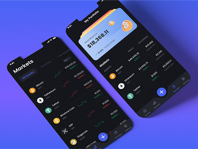 BitNex App Market UI Mockup Screen blockchain crypto cryptoart exchange mobile app nft ui design