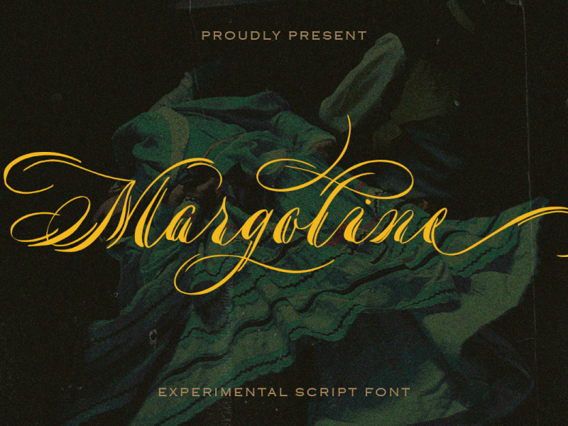 Margoline - script font freebies logotype