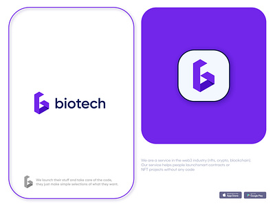 biotech logo b letter brand brand identity branding futuristic icon it logo letter logo logo logo design logos mark monogram symbol tech tech company tech logo technology typography