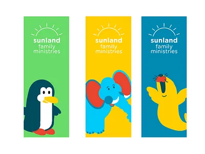 SunLand Family Ministries Brand animals church kids