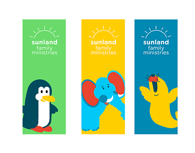 SunLand Family Ministries Brand animals church kids