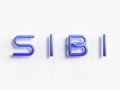 3D Gradient logo design 3d 3d art 3d design 3d modeling art blue branding c4d color design font gradient illustration letter logo octane purple type