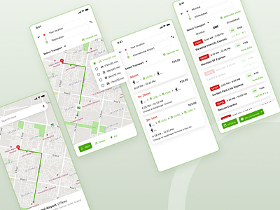 Public Transport App Design city transport app public transit public transport app public transport ui design transport booking app transportation app ui