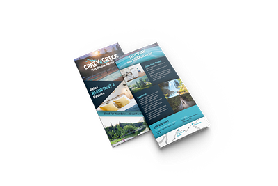Crazy Creek Resort Brochure Design brochure rack card