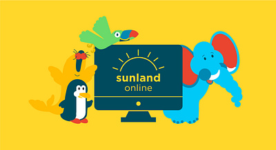 SunLand Family Ministries Brand animals church kids