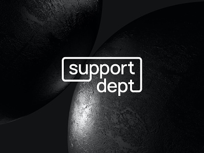 Support Dept - Identity brand guide branding business creative logo growth logotype minimal logo service support unique vector visual identity word mark