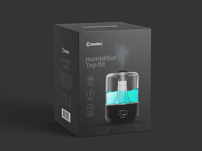 Humidifier box packaging box graphic design humidifier pakaging product