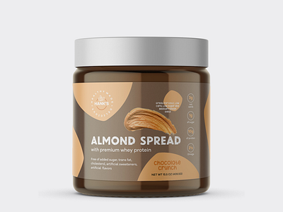 Almond Spread almond spread almonds chocolate crunch hanks packaging spreads