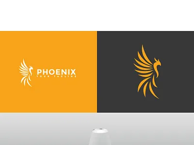 Phoenix Logo bird logo logo wings
