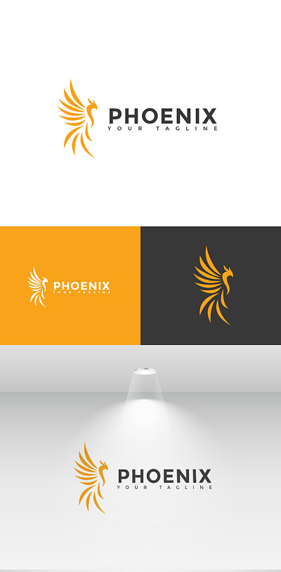 Phoenix Logo bird logo logo wings