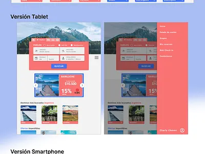Airline homepage redesign design figma mobile product product design redesign tablet ui ux uxui web wireframes