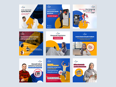 Social Media Pitching Bank BJB Syariah branding graphic design instagram social media