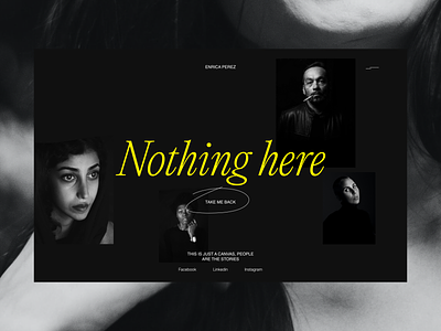Enrica Perez 404 404 animation art direction branding concept design grid interaction interface motion photography transition typography ui ux video web webdesign website