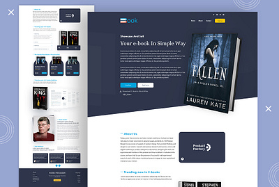Book Online Store Landing Page book book online store landing page bookstore landing page uiux web web ui