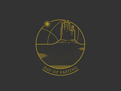 Day of Fasting christianity church desert design graphic design illustration prayer vector vector illustration