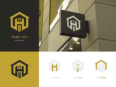 🏠 Real Estate Logo app appartement branding design estate find home graphic design home house illustration ketic key kitchen logo motion graphics real estate room suite ui ux