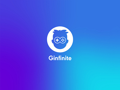 Ginfinite game store logo design branding design game graphic graphicdesign logo