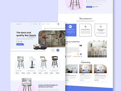 Furniture Website Design design ui uiux design ux website design