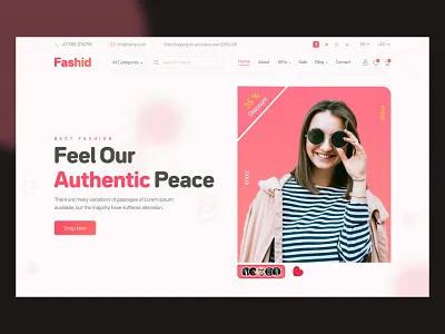 Fashion Ecommerce Website Design 3d animation app branding design fashion graphic design illustration landingpage logo motion graphics template ui uiux website wix
