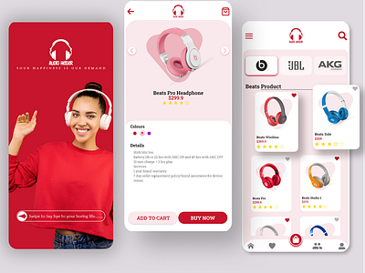 Daily UI Design Challenge| Day 01| Headphone by Ux.Jarry on Dribbble