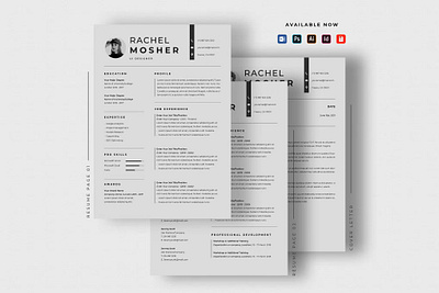 Free CV Resume Template clean cover letter cv design cv resume cv resume template cv template design doc e learning ecommerceweb education platform illustration modern design online course website resume resume design resume template student study website design