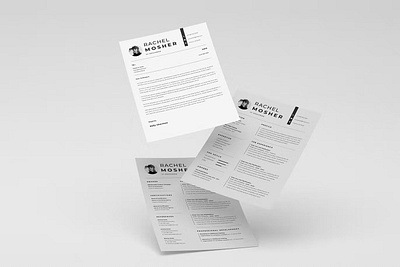 Free CV Resume Template clean cover letter cv design cv resume cv resume template cv template design doc e learning ecommerceweb education platform illustration modern design online course website resume resume design resume template student study website design