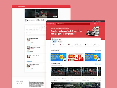 Moservice.id Revamp automotive car figma finance mobile design motorcycle product designer repair sketch ui ui design user experience user interface ux ux design web design