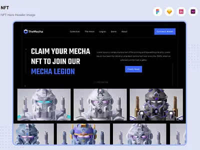 FREE NFT Hero Header Image app blockchain branding coin conceptual currency cyberspace design exchange graphic design illustration motion graphics network nft nft hero ui ui design ux ux design website