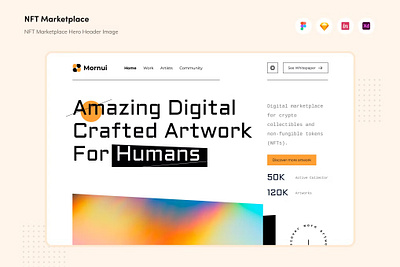 FREE NFT Hero Header Image app blockchain branding coin conceptual currency cyberspace design exchange graphic design illustration motion graphics network nft nft hero ui ui design ux ux design website
