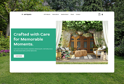 Home and Garden Decor Web Design decor decor products decorative ecommerce furniture garden garden decor gardening home home decor home garden home gardening interior sweet home