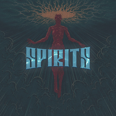 SPIRITS ai design illustration inspiration letter lettering logo spirit vector