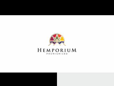 Hemporium cbd graphic design hemporium logo logo design