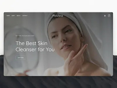 Skin Cleanser Store Web Design beauty care beauty clinic beauty makeup beauty product beauty salon beauty store ecommerce makeups skin skin beauty skin care skin cream skin health skin products skin shop