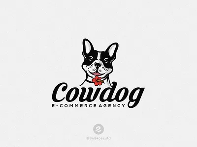 Dog logo design concept