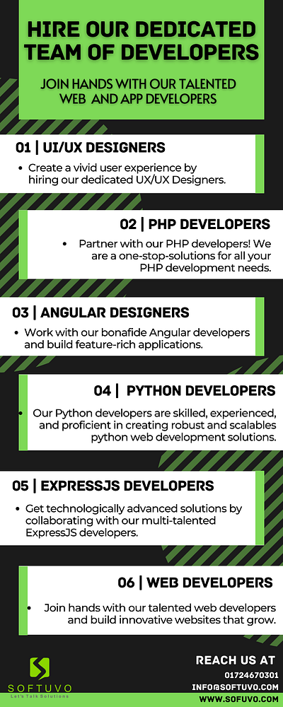 𝗕𝗲𝘀𝘁 𝗪𝗲𝗯 𝗔𝗻𝗱 𝗠𝗼𝗯𝗶𝗹𝗲 𝗔𝗽𝗽 𝗗𝗲𝘃𝗲𝗹𝗼pers angulardevelopers appdevelopment expressjs expressjsdevelopers phpdevelopers pythondeveloper pythondevelopersinindia services softuvo software toprankphpdevelopers uidesign uiuxdesigners uxdesign webdeveloper webdevelopment