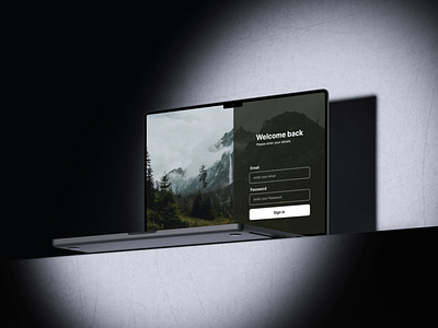 Daily UI 001, Sign in page