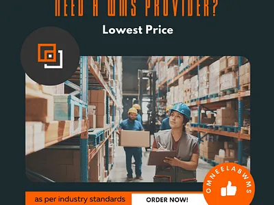 Enjoy our seamless WMS Solutions by OmneelabWMS branding graphic design ui