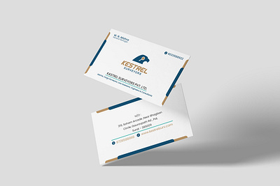 Business Card designed for Kestrel Surveyors ads branding business card card design graphic design logo logodesign social media marketing visitng card