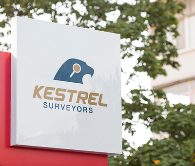 Creative logo design for KESTREL SURVRYORS branding design graphic design illustration india logo design make me brand surat
