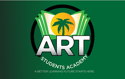 ART students academy adobe illustrator brand identity education educational logo graphic design graphics design logo