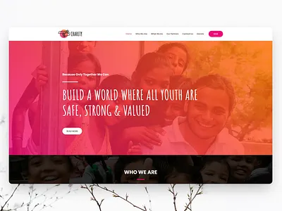 Charity Web Design charity donate donation helping need ngo nonprofit volunteer