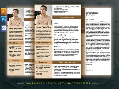 Resume + Cover Letter Template template