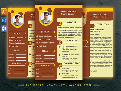 Resume + Cover Letter Template template