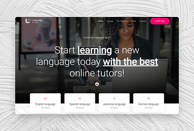 Language Tutor Web Design classes elearning language language classes language tutor languages lessons online tutor tutor tutorials