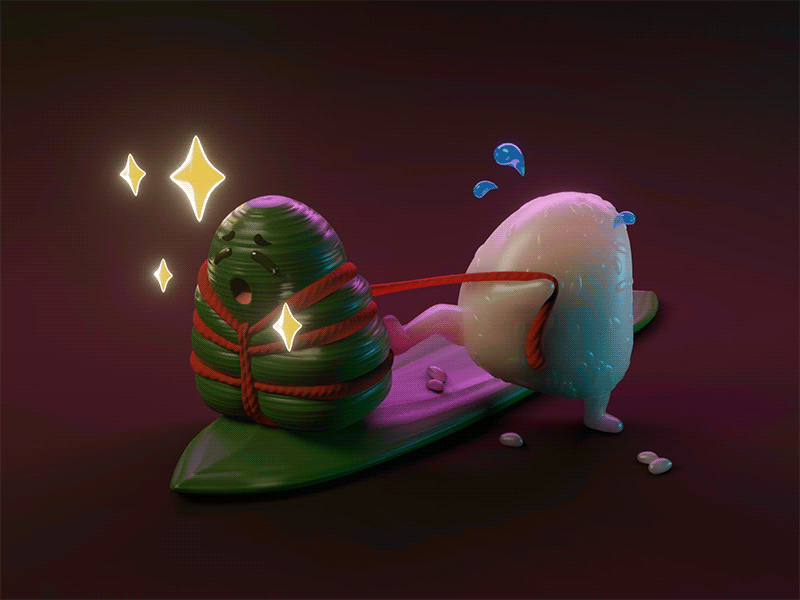 dragon boat festival 3d animation dragon boat festival illustration
