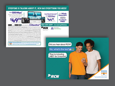 RCN - Fall Rush Direct Mailer branding design direct mailer dm graphic design indesign photoshop print print design