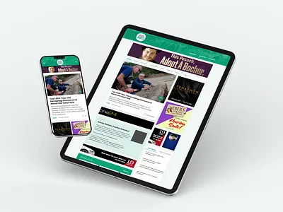 News Blog Design blog branding design news responsive ui website